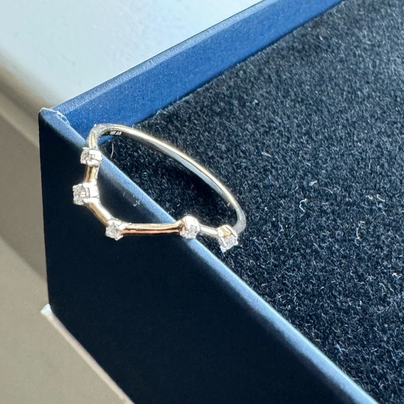 New Adina Reyter Ursa Constellation Diamond yellow 14K gold ring size 5 - Picture 1 of 9